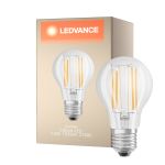 Ledvance Classic LED E27 Gruszka Włókno Przezroczysty 7.5W 1055lm - 827 Bardzo Ciepła Biel | Ściemnianie - Zamienne 75W