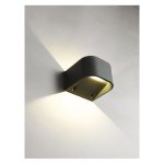 Ansell LED Światło ścienne Gila Grafit 11W 512lm - 830 Ciepła Biel | IP55