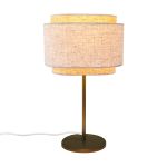 DFTP by Nordlux Takai Lampa Stołowa Beige | Nadaje Się Do E27