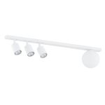 Emibig Lampa sufitowa Baster Stal Valkoinen | Nadaje Się Do 3x GU10 - Max 8W, 1x E14 - Max 10W