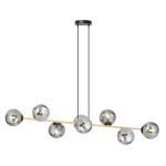 Emibig Lampa Wisząca Gravity Stal Czarny | Nadaje Się Do 8x E14 - Max 10W