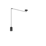 Emibig Lampa Wisząca Traker Stal Czarny | Nadaje Się Do 1x GU10 - Max 10W
