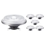 Opakowanie 6x Philips MASTER LED Spot G53 AR111 14.8W 875lm 45D - 930 Ciepła Biel | Najlepsze renderowanie kolorów - Ściemnianie - Zamienne 75W