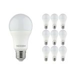 Opakowanie 10x Noxion Lucent Classic LED E27 Gruszka Matowy 9.5W 1055lm - 827 Bardzo Ciepła Biel | Zamienne 75W