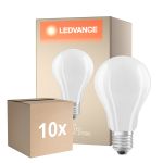 Opakowanie 10x Ledvance Classic LED E27 Gruszka Włókno Matowy 17W 2452lm - 827 Bardzo Ciepła Biel | Zamienne 150W