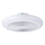 Eglo Wentylator Sufitowy Sayulita 1 ABS Valkoinen 20.8W 820lm - 827-865 Przestrajalny Valkoinen | Ściemnianie