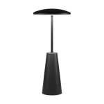 Eglo Lampa Stołowa Piccola Stal Czarny 2W 270lm - 824-830-840 CCT | IP54 - Touch Ściemnianie - USB-C