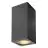 SLV Big Theo Światło Ścienne Aluminium Antracyt 42W 4000lm - 830 Ciepła Biel | Zewnętrzna - IP44