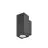 SLV Theo Pro S Up/Down Światło Ścienne Aluminium Antracyt 12W 1400lm - 827 Bardzo Ciepła Biel | Zewnętrzna - IP65