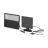 Eglo Światło Ścienne Panettieri Solar Czarny 6W 860lm - 840 Zimna Biel | IP65 - Czujnik Ruchu