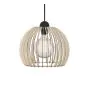 Nordlux Lampa wisząca Chino 30 E27 Brązowy - Drewno | Max. 60W