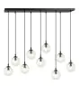 Emibig Lampa Wisząca Cosmo Stal Czarny | Nadaje Się Do 9x E14 - Max 10W