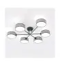 Emibig Lampa sufitowa Maga Stal Szary | Nadaje Się Do 6x E14 - Max 10W