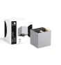 D'Lite Światło Ścienne Nova Srebro Up & Down 4.9W 480lm - 830 Ciepła Biel | IP54 - Regulowany kąt wiązki