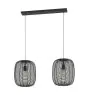 Eglo Lampa Wisząca Rinroe Stal Czarny | Nadaje Się Do 2x E27