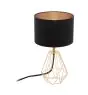 Eglo Lampa Stołowa Carlton 2 Stal Miedź Czarny | IP20 - Nadaje Się Do 1x E14 