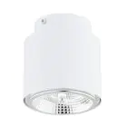 Emibig Lampa sufitowa Nano Stal Valkoinen | Nadaje Się Do 1x GU10 (AR111) - Max 12W