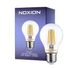 Noxion Lucent Włókno LED E27 Gruszka Przezroczysty 7W 806lm - 827 Bardzo Ciepła Biel | Zamienne 60W