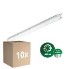 Opakowanie 10x Philips Oprawy Hermetyczne LED Coreline WT120C G3 28W 4600lm - 840 Zimna Biel | 120cm - Zamienne 2x36W