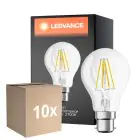 Opakowanie 10x Ledvance Classic Performance LED Żarówka B22d Gruszka Włókno Przezroczysty 4W 470lm - 827 Bardzo Ciepła Biel | Zamienne 40W