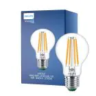 Philips MASTER LED Żarówka Ultra Efficient E27 Gruszka Przezroczysty 4W 840lm - 827 Bardzo Ciepła Biel | Zamienne 60W