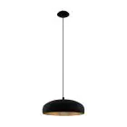Eglo Lampa Wisząca Moga 1 Stal Czarny Miedź | IP20 - Nadaje Się Do 1x E27 